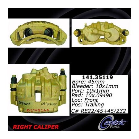 Centric Posi Quiet Loaded Caliper , Posi Quiet 142.35119